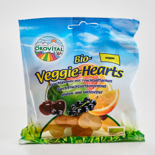 Südame kummikommid, vegan 100g Ökovital